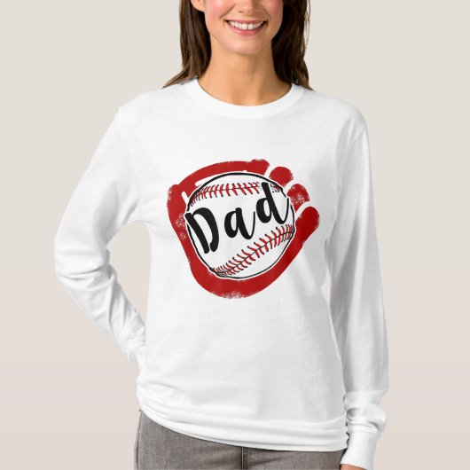 Baseball Pap voor Baseball Softball Mam T-shirt (Voorkant)