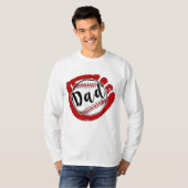 Baseball Pap voor Baseball Softball Mam T-shirt (Voorkant volledig)