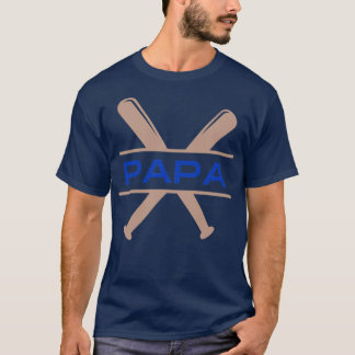Baseball papa t-shirt