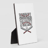 Baseball Papaw Vintage Gravure Design_1 Fotoplaat (Zijkant)