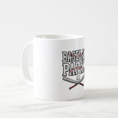 Baseball Papaw Vintage Gravure Design_1 Koffiemok (Voorkant links)