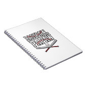 Baseball Papaw Vintage Gravure Design_1 Notitieboek (Rechterzijde)
