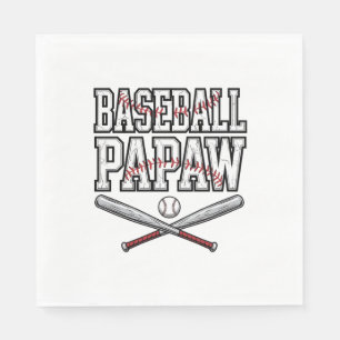 Baseball Papaw Vintage Gravure Design_1 Servet