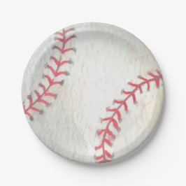 Baseball Paper Plate Papieren Bordje