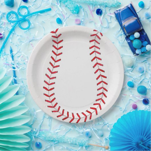 Baseball Papieren Bordje (Feest)
