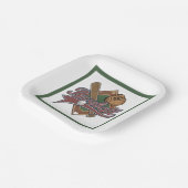 Baseball  papieren bordje (Gebogen)