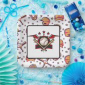 Baseball papieren bordje (Feest)