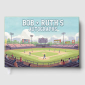 Baseball Park Folie Autografie Boek (Voorkant)