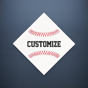 Baseball Partij of Team Banket Aangepaste Tekst Sp Servet