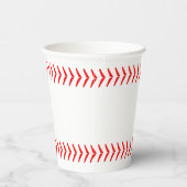 Baseball Party aangepaste tekst gepersonaliseerd Papieren Bekers (Rechts)