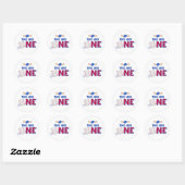 Baseball Party Favor Label Baseball Sticker Seal (Vel)