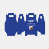 Baseball Party Favor Tassen Dozen Jouw tekst, Kleu Bedankdoosjes (Uitgevouwen)