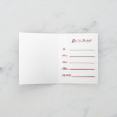 Baseball Party Invitation Kaart (Binnen)