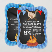 Baseball Party Kaart (Voorkant / Achterkant)