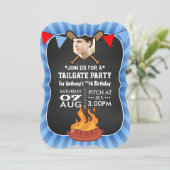 Baseball Party Kaart (Staand voorkant)