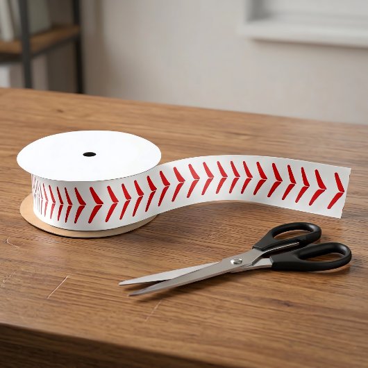 Baseball Party Rode naden Satijnen Lint