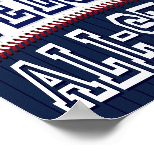 Baseball Party WELKOM ALL-STARS Sign Print (Hoek)