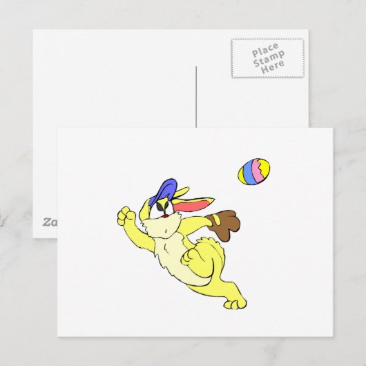 Baseball Pasen Feestdagenkaart (Voorkant / Achterkant)