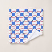Baseball Patriottic Towel set voor sport Bad Handdoek (Wasdoekje)