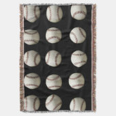 Baseball Patroon Deken (Voorkant Verticaal)