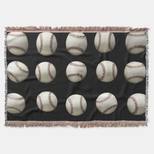 Baseball Patroon Deken (Voorkant)