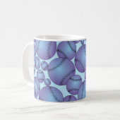 Baseball Patroon Koffiemok (Voorkant links)