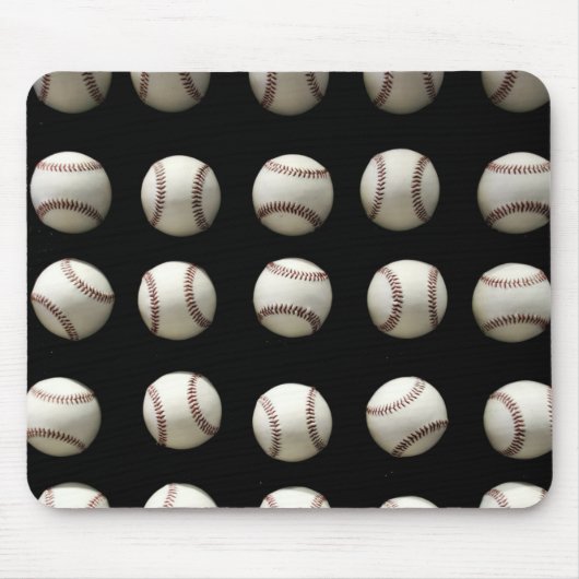 Baseball Patroon Muismat (Voorkant)