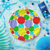 Baseball Patroon Papieren Bordje (Feest)