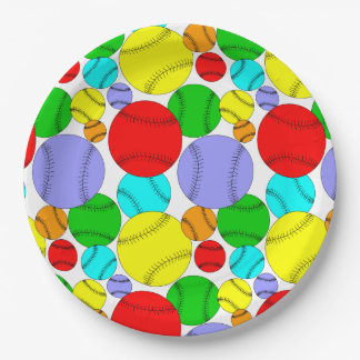 Baseball Patroon Papieren Bordje