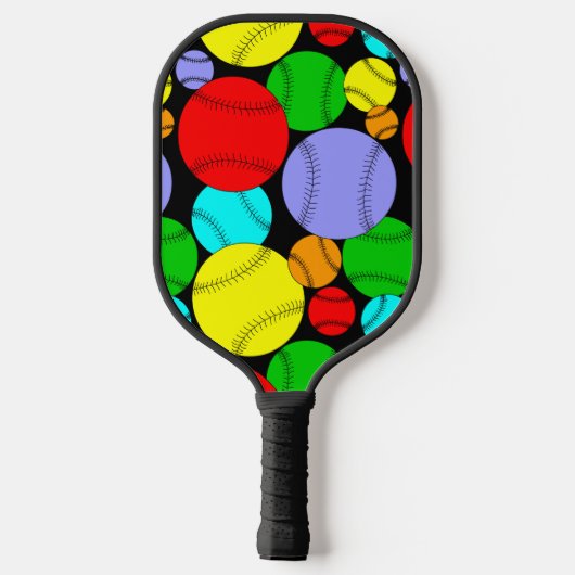 Baseball Patroon Pickleball Paddle (Achterkant)
