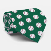 Baseball Patroon Stropdas (Opgerold)
