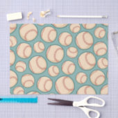 Baseball Patroon Tissuepapier (Craft)