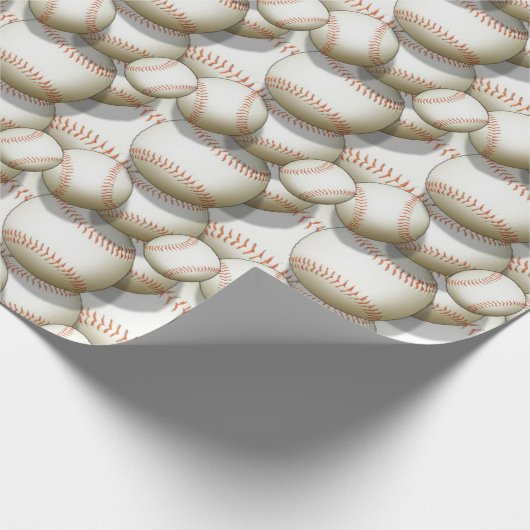 Baseball Pattern All Occasion Cadeaupapier (Hoek)