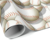 Baseball Pattern All Occasion Cadeaupapier (Rol Hoek)