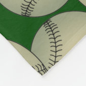 Baseball Pattern Fleece Blanket Deken (Hoek)