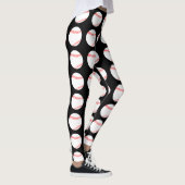 Baseball Pattern Leggings vrouwen (Rechts)
