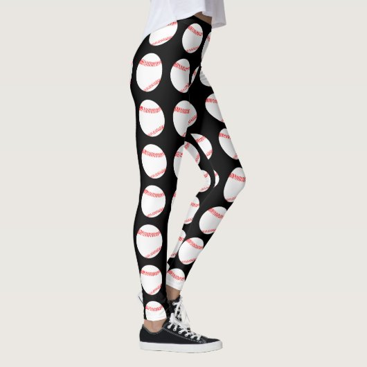 Baseball Pattern Leggings vrouwen (Rechts)