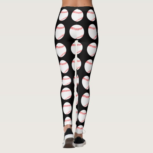 Baseball Pattern Leggings vrouwen (Achterkant)