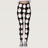 Baseball Pattern Leggings vrouwen (Voorkant)