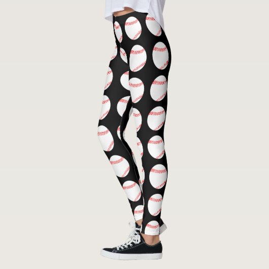 Baseball Pattern Leggings vrouwen (Links)