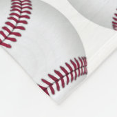 Baseball Pattern Personalized Fleece Blanket Deken (Hoek)