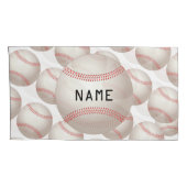Baseball Pattern Pillowcases Kussensloop (Achterkant-Rechts)