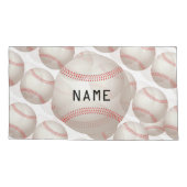 Baseball Pattern Pillowcases Kussensloop (Achterkant-Links)