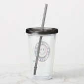 Baseball Personalized Acryltumbler Acryl Drinkbeker (Achterkant)