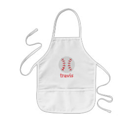 Baseball Personalized Apron Kinder Schort