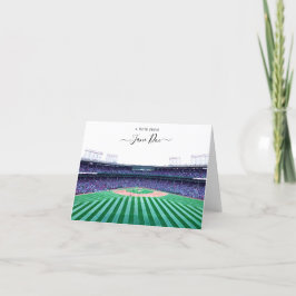 Baseball Personalized Note Kaart