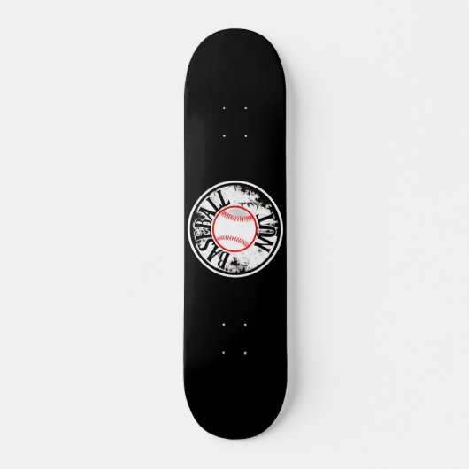 Baseball Persoonlijk Skateboard (Voorkant)