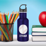 Baseball Persoonlijke Kinderen Waterfles<br><div class="desc">Speciaal ontwerp voor uw kleine atleten en sportfans.</div>