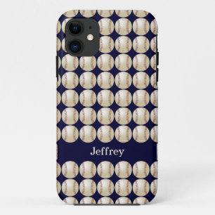 Baseball, persoonlijke naam, Case-Mate iPhone case