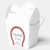 Baseball Persoonlijke verjaardag Dank u Bedankdoosjes (Geopend)